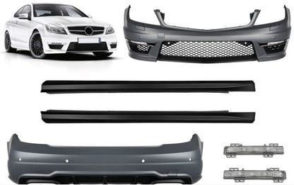 BODY KIT за Mercedes C-class W204 (2007-2015) C63 AMG Design - Coupe 2D - висококачествен продукт за автомобил