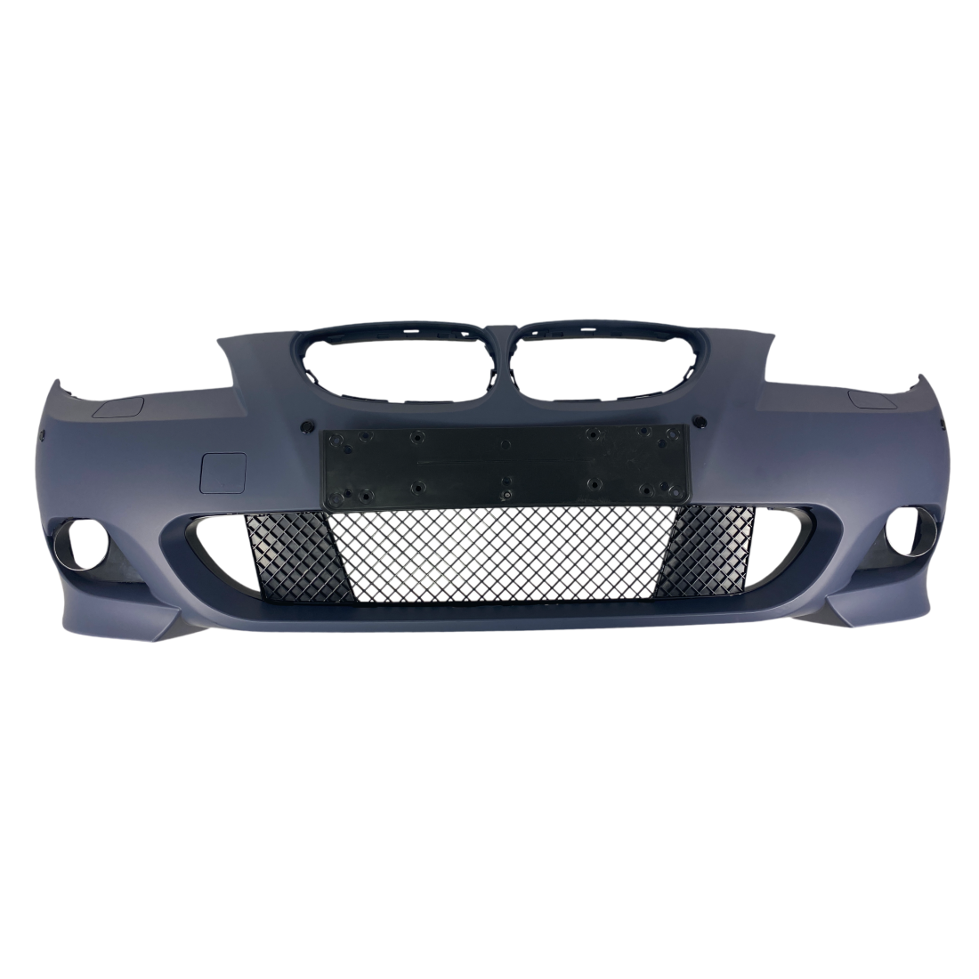 Предна броня за BMW E60 / E61 - M-Tech дизайн за коли без парктроник (2003-2010) и с парктроник 18mm (2007-2011) - грундирана - висококачествен продукт за автомобил