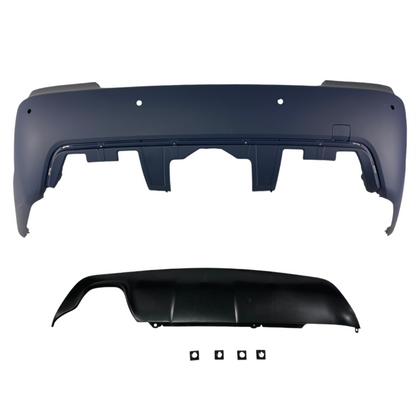 BODY KIT за BMW E60 седан (2003-2011) без парктроник и (2007-2011) с парктроник 18mm - M-Tech пакет без халогени - висококачествен продукт за автомобил