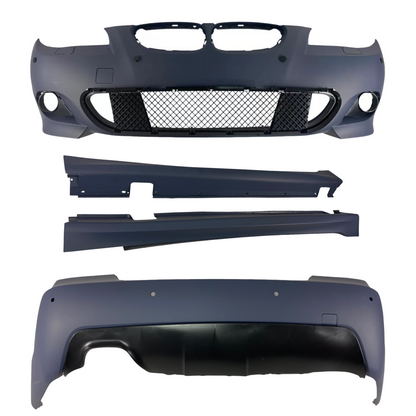 BODY KIT за BMW E60 седан (2003-2007) - M-Tech пакет без халогени с отвори за парктроник 24mm - висококачествен продукт за автомобил