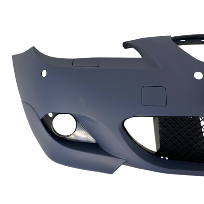 Предна броня за BMW E60 (2003-2007) - M-Tech дизайн с отвори за парктроник 24mm - висококачествен продукт за автомобил