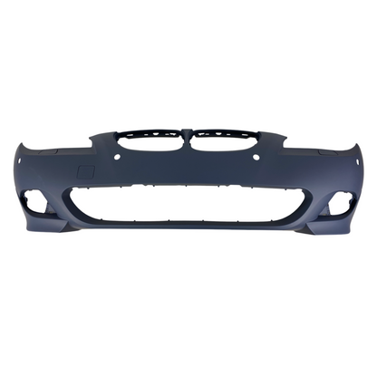 Предна броня за BMW E60 (2003-2007) - M-Tech дизайн с отвори за парктроник 24mm - висококачествен продукт за автомобил