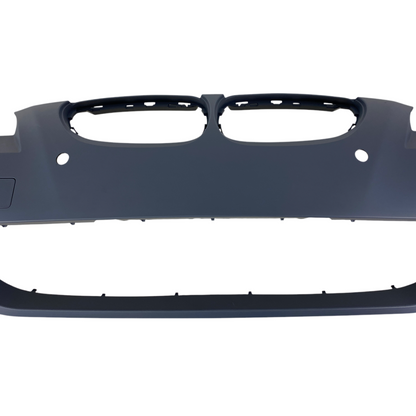 Предна броня за BMW E60 (2003-2007) - M-Tech дизайн с отвори за парктроник 24mm - висококачествен продукт за автомобил