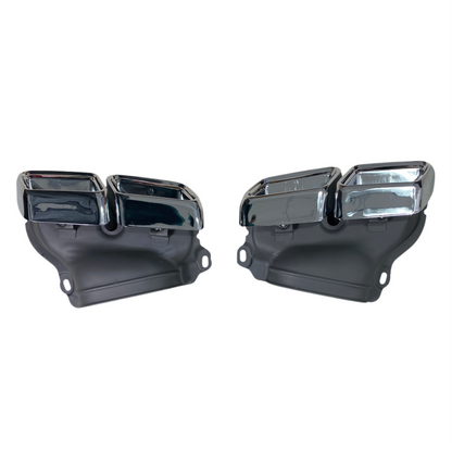 Накрайници за Mercedes W222 S-Class / W212 E-Class  (2012+)  - AMG S63 DESIGN - висококачествен продукт за автомобил