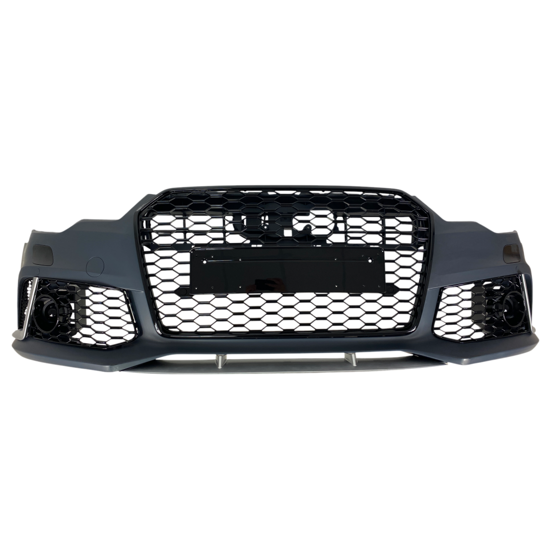 Предна броня за Audi A6 (2011-2014) - RS6 Design с отвори за парктроник - висококачествен продукт за автомобил