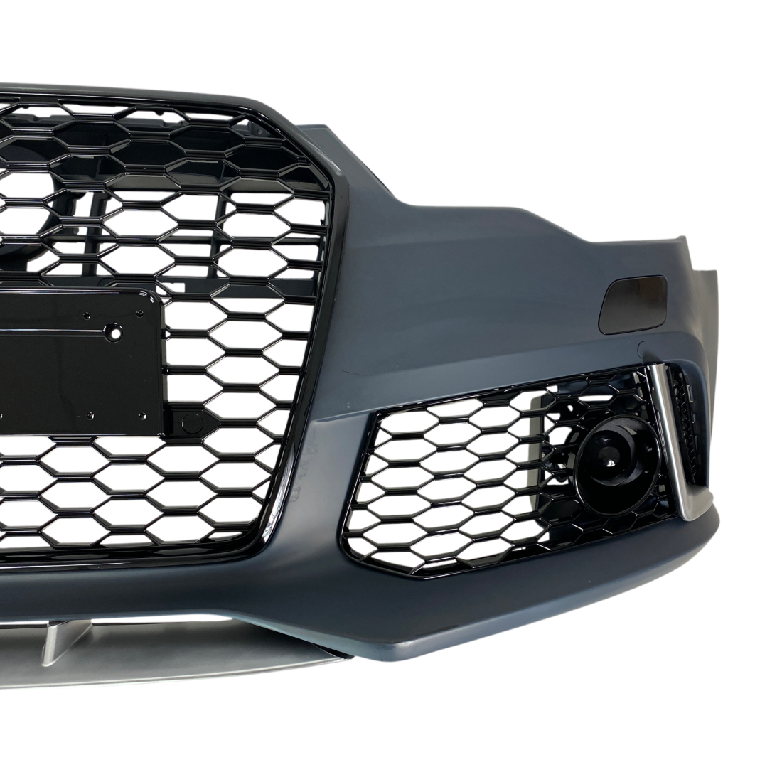 Предна броня за Audi A6 (2011-2014) - RS6 Design с отвори за парктроник - висококачествен продукт за автомобил