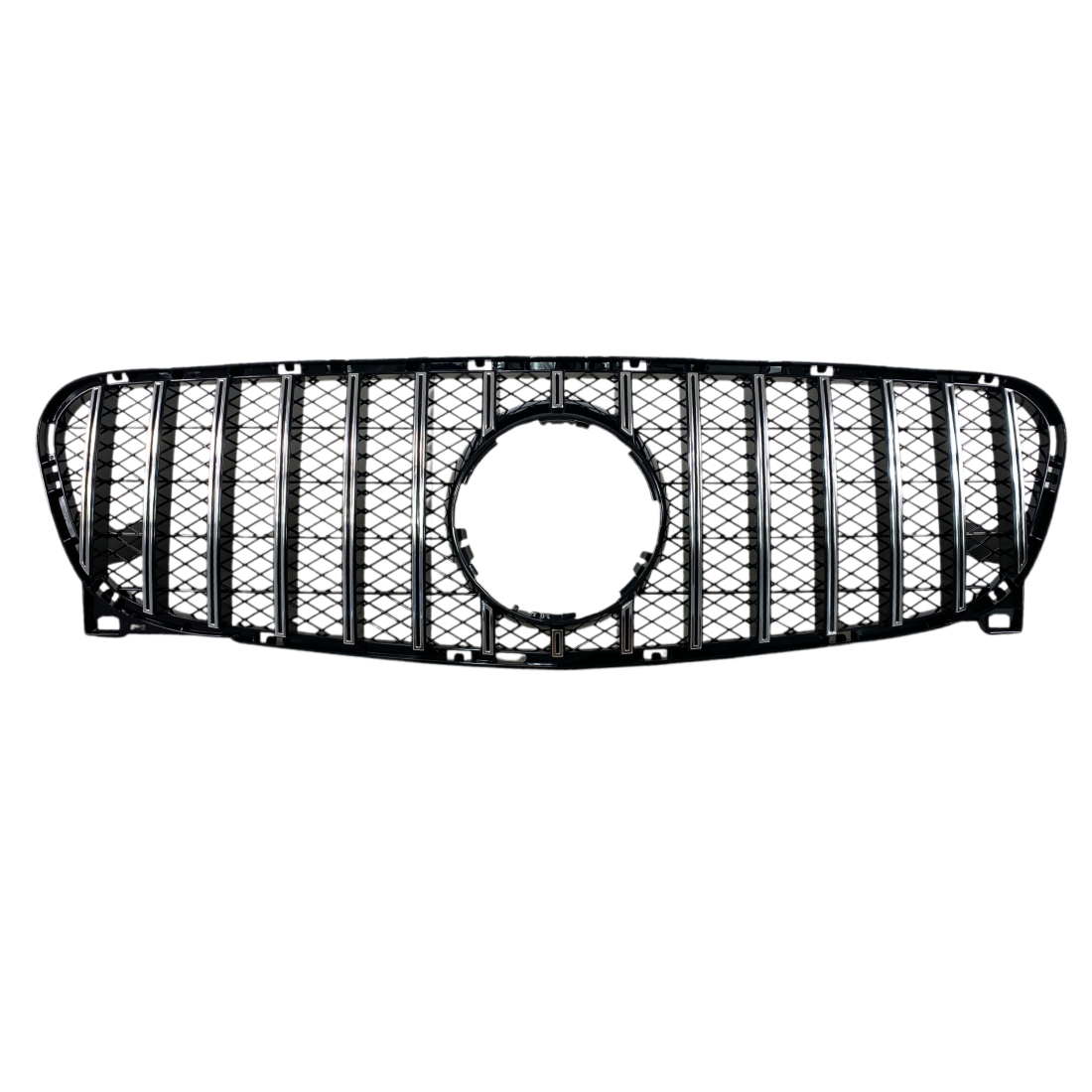 Решетка за Mercedes GLA X156 (2013-2018) chrome/black - GT - висококачествен продукт за автомобил
