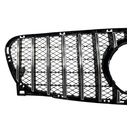Решетка за Mercedes GLA X156 (2013-2018) chrome/black - GT - висококачествен продукт за автомобил