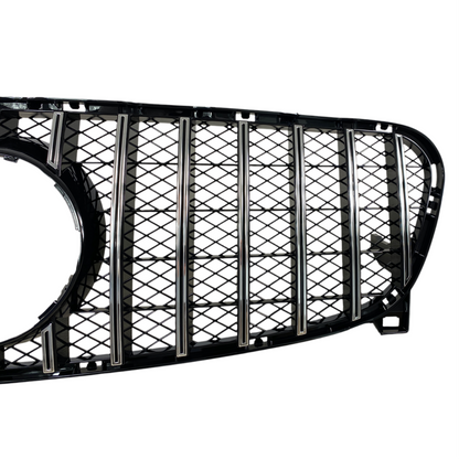 Решетка за Mercedes GLA X156 (2013-2018) chrome/black - GT - висококачествен продукт за автомобил