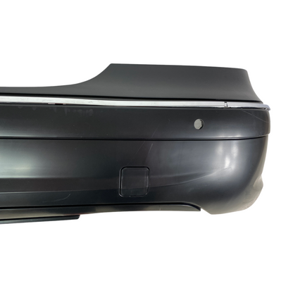Тунинг броня задна за  Mercedes W211 E-Class (2002-2009) - AMG Design с отвори за парктроник - висококачествен продукт за автомобил