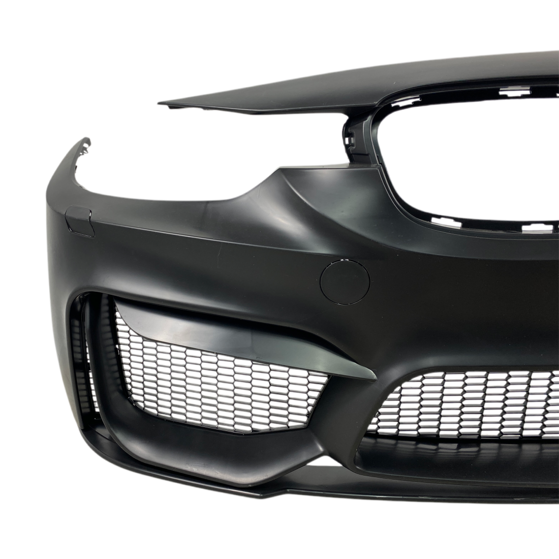 Предна Броня за BMW F30 (2011+) - M3 с лип спойлер - без отвори за парктроник - висококачествен продукт за автомобил