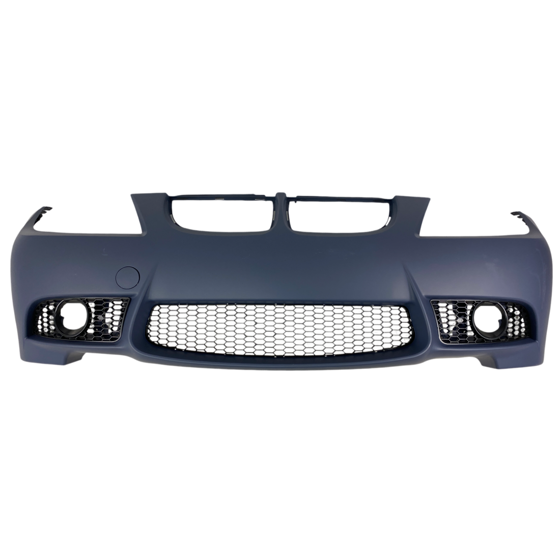Предна броня за BMW E90 (2005-2008) - М3 дизайн с отвори за халогени, без парктроник - висококачествен продукт за автомобил
