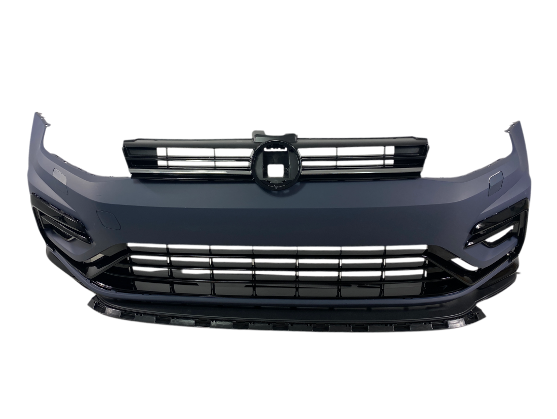 Предна броня за VW Golf 7 конвесия към Golf 7.5 facelift - R-line дизайн - висококачествен продукт за автомобил