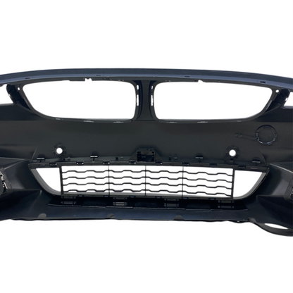 Предна броня за BMW F32 / F36 (2013-2020) - M-Tech дизайн с отвори за халогени и парктроник - висококачествен продукт за автомобил