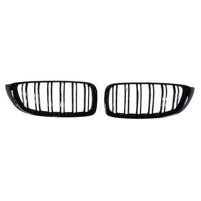 Решетки за BMW F32 / F33 / F36 (2013-2020) - двойни гланц - висококачествен продукт за автомобил