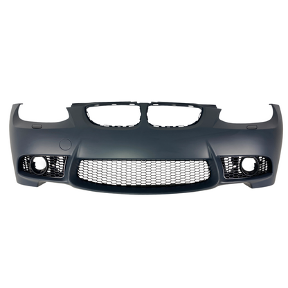 Предна броня за BMW E92 (2006-2009) - M3 дизайн с отвори за халогени, без парктроник - висококачествен продукт за автомобил