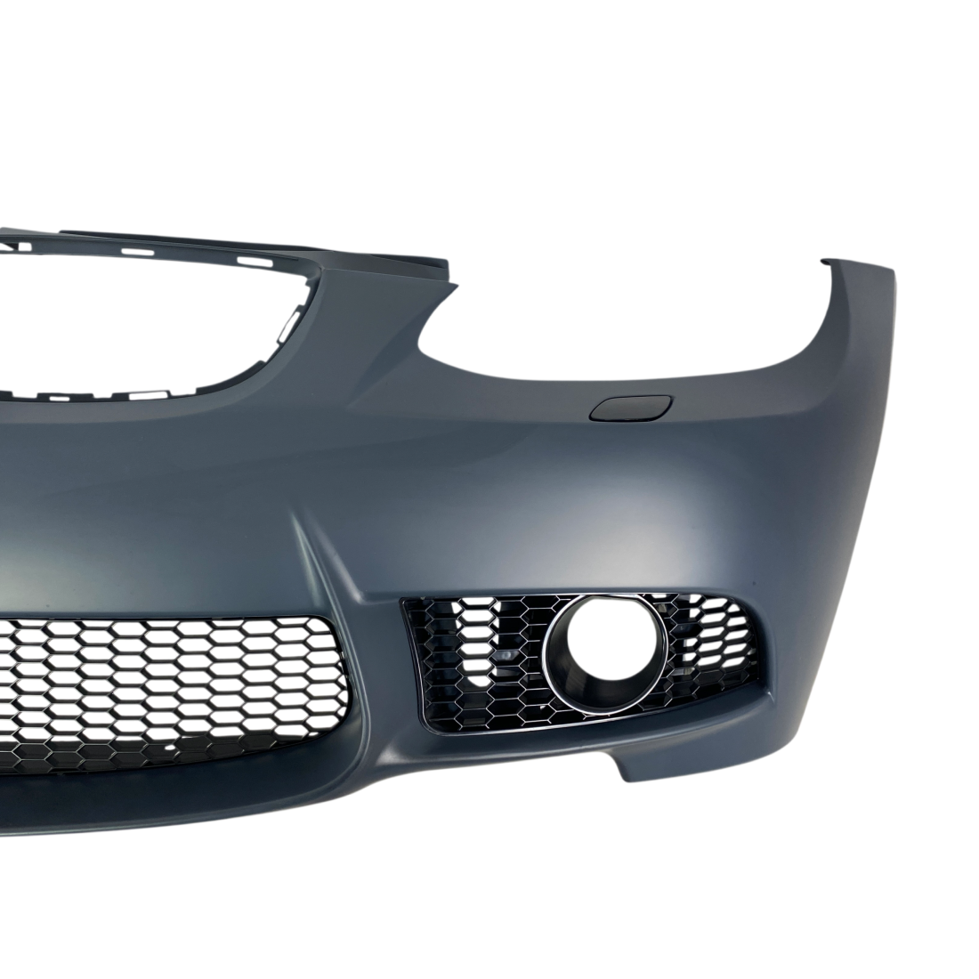 Предна броня за BMW E92 (2006-2009) - M3 дизайн с отвори за халогени, без парктроник - висококачествен продукт за автомобил