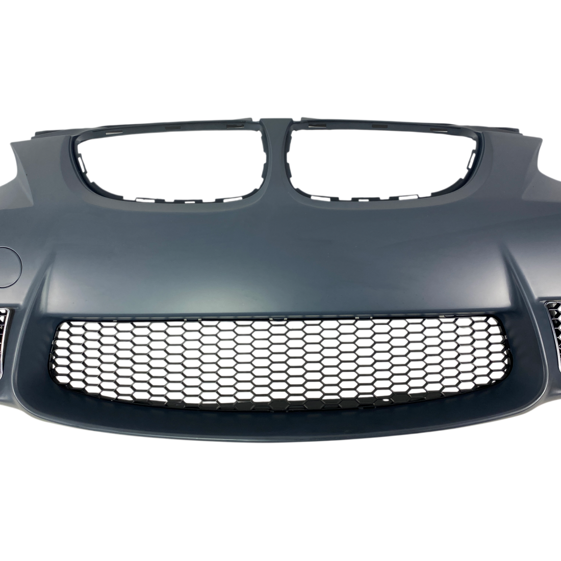 Предна броня за BMW E92 (2006-2009) - M3 дизайн с отвори за халогени, без парктроник - висококачествен продукт за автомобил