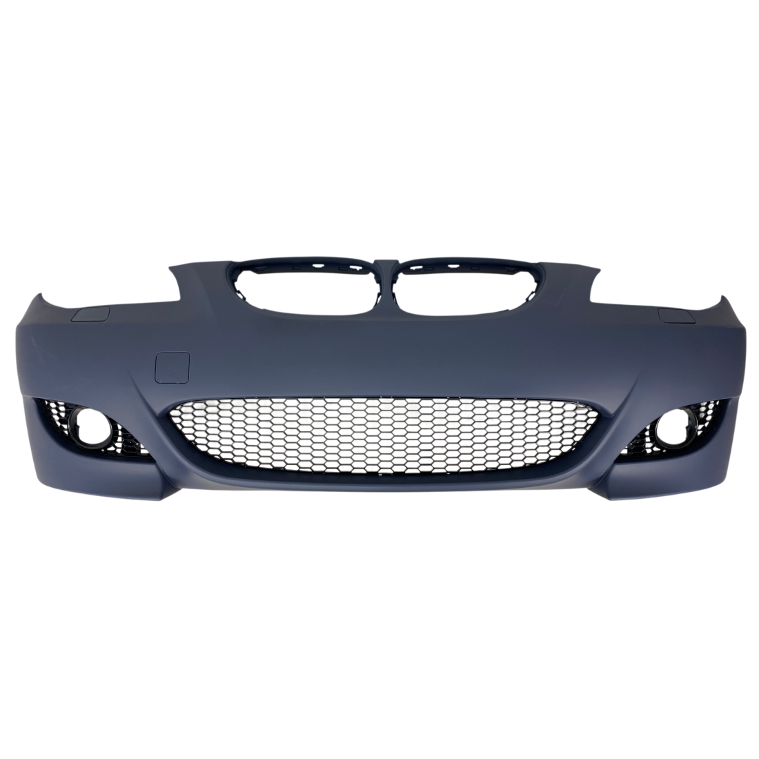 Предна броня за BMW E60 / E61 sedan / combi - M5 дизайн с отвори за халогени, грундирана - висококачествен продукт за автомобил