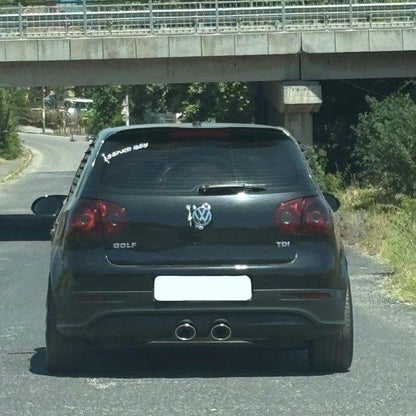 Дифузер за задна стокова и GTI броня за VW Golf 5 - R32 style без грунд - висококачествен продукт за автомобил