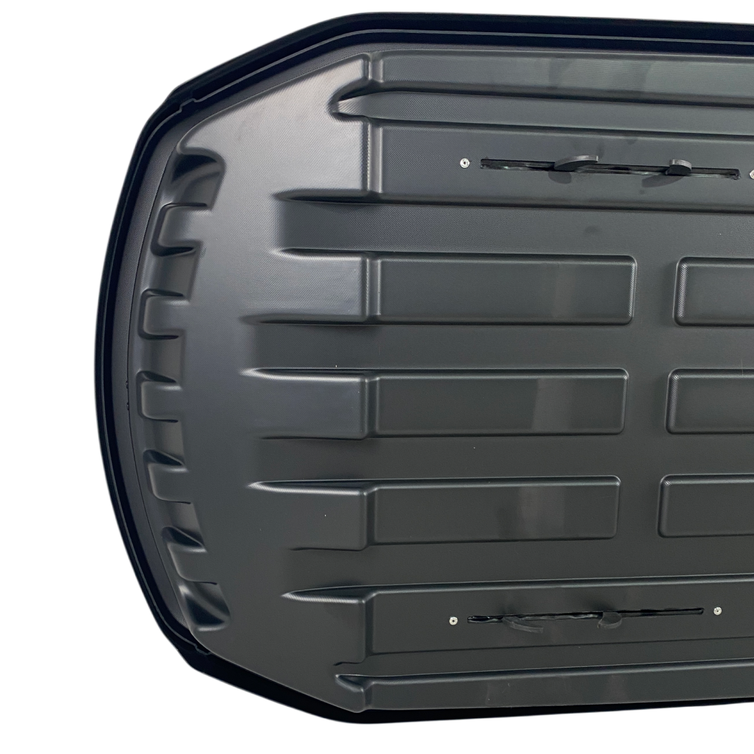 Автобокс Junior Strike 199x84x35cm с 85 mm крепежи,с двустранно отваряне с ключ, 440 литра - черен гланц - висококачествен продукт за автомобил