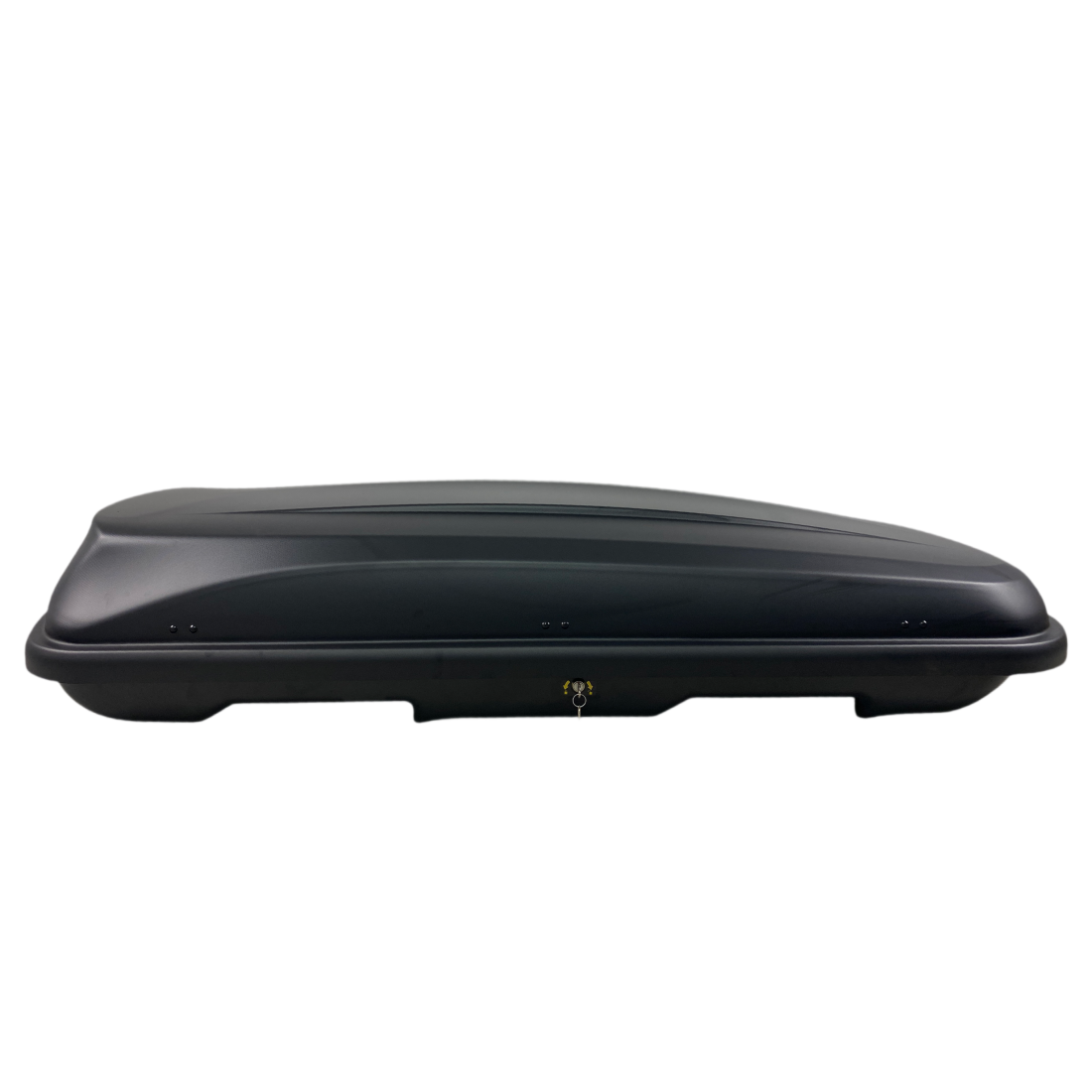 Автобокс Junior Xtreme 2 195x78x39cm с 85 mm крепежи,с двустранно отваряне с ключ, 450 литра - черен - висококачествен продукт за автомобил