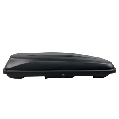 Автобокс Junior Xtreme 2 195x78x39cm с 85 mm крепежи,с двустранно отваряне с ключ, 450 литра - черен - висококачествен продукт за автомобил