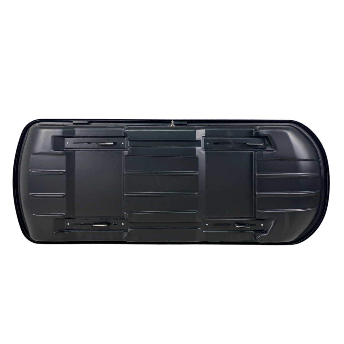 Автобокс Junior Xtreme 2 195x78x39cm с 85 mm крепежи,с двустранно отваряне с ключ, 450 литра - черен - висококачествен продукт за автомобил