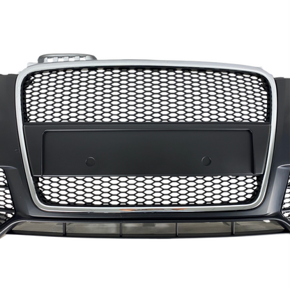 Предна броня за Audi A4 B7 8E (2004-2008) - S-Line Design с хром лайсна - висококачествен продукт за автомобил