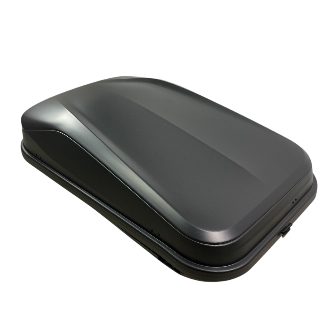 Автобокс Junior Easy 145x94x40cm с 85 mm крепежи, с ключ, 420 литра - черен - висококачествен продукт за автомобил