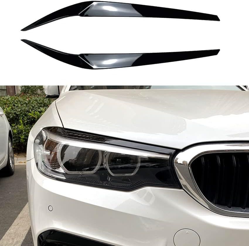 Вежди за фарове BMW G30 (2018-2020) - черни гланц - висококачествен продукт за автомобил