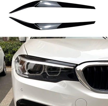 Вежди за фарове BMW G30 (2018-2020) - черни гланц - висококачествен продукт за автомобил